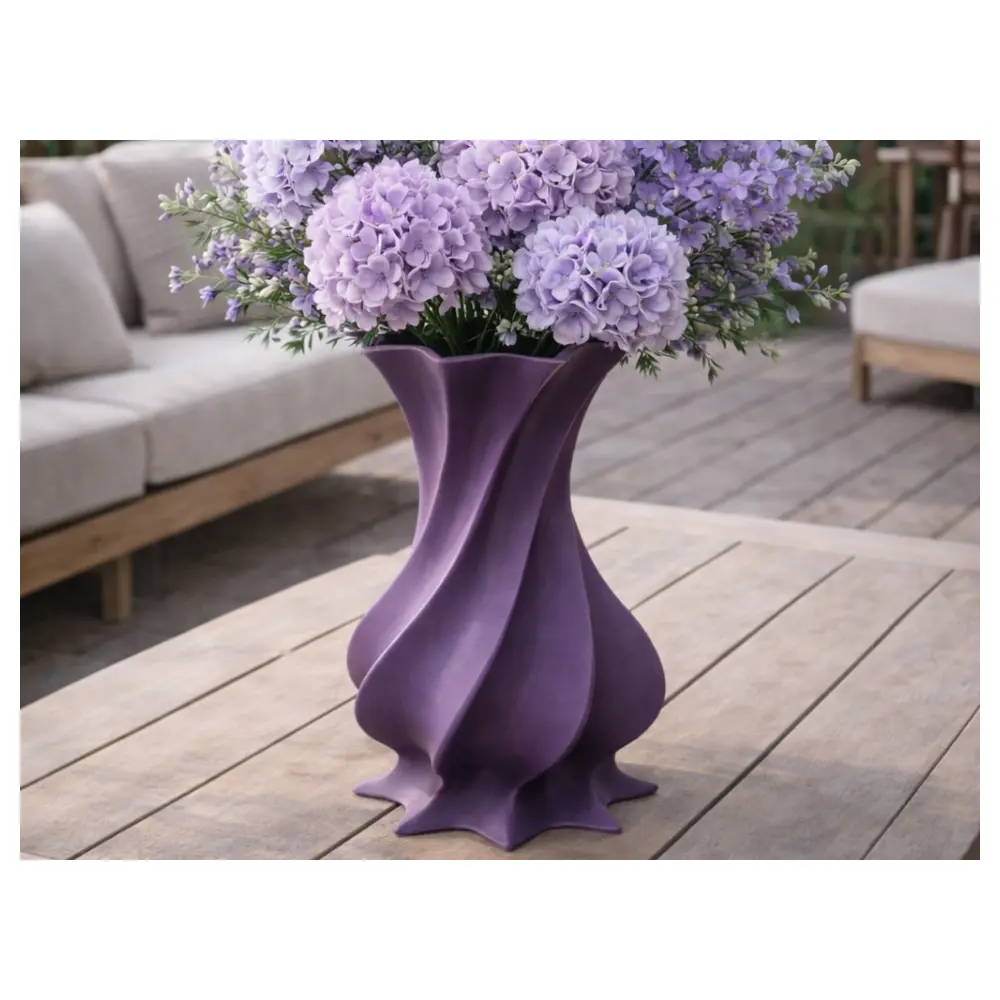 Spiral Twist Vase Decor Creative Home Decoration Parts Repair Art Piece