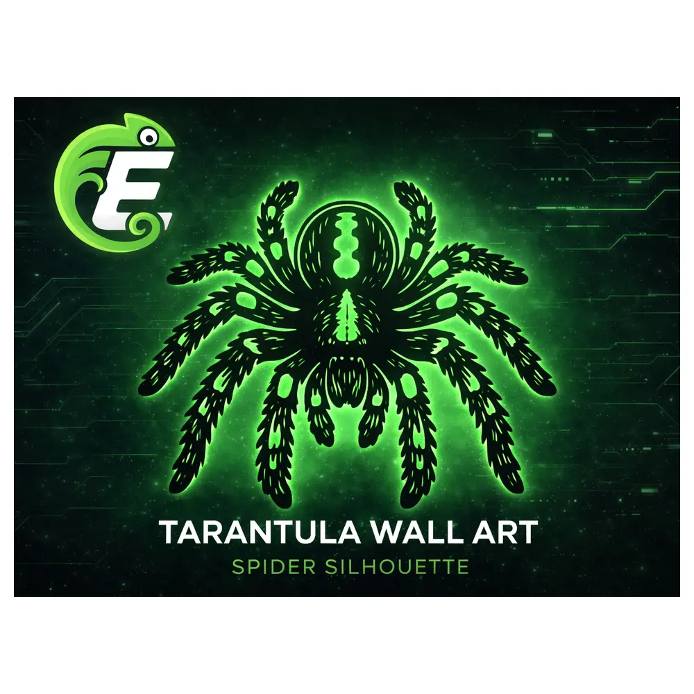 Wall Art Spider Silhouette Decor Spider Shadow Art Hanging Decoration Spider Pattern Modern Minimalist