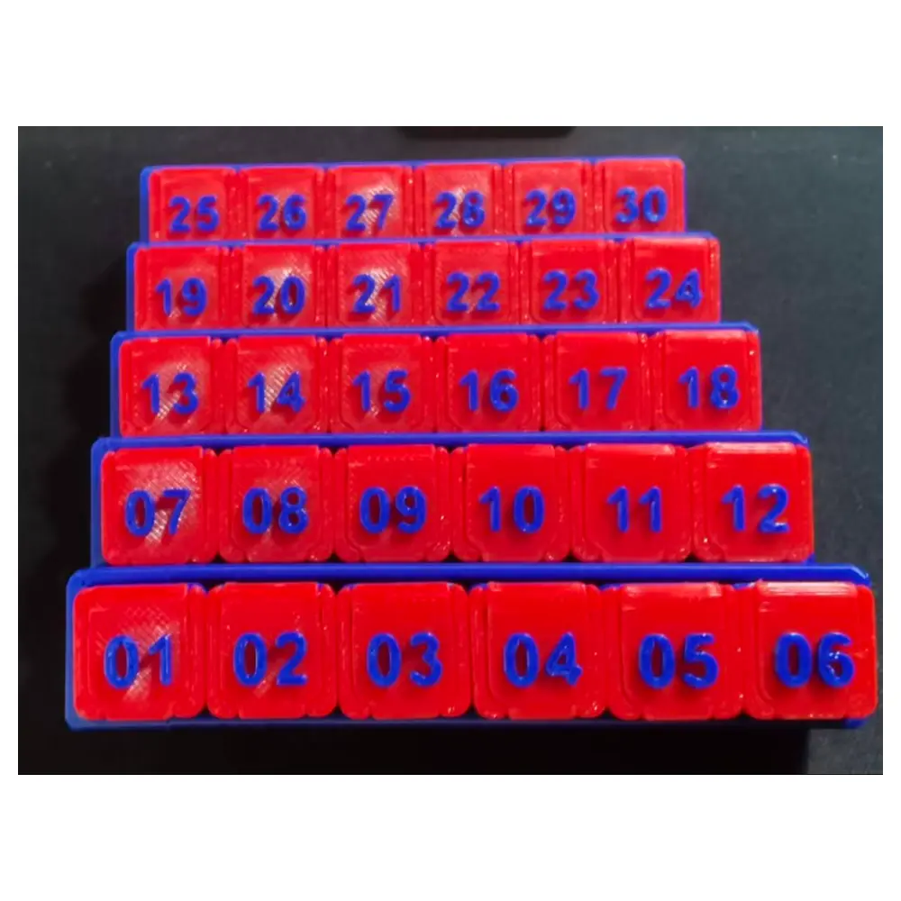 30 Day Pill Organizer Daily Reminders Medication Tracker Splitter Capsules Container