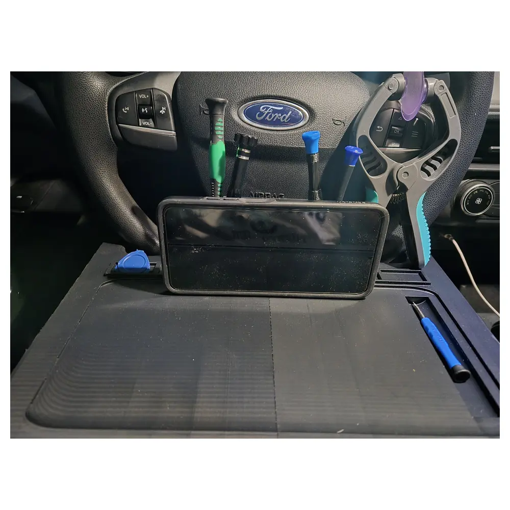 Steering Wheel Phone Mount Car Mount Phone Holder Mobile Accessory Repair Tray Auto Parts Phone Repair Accessories