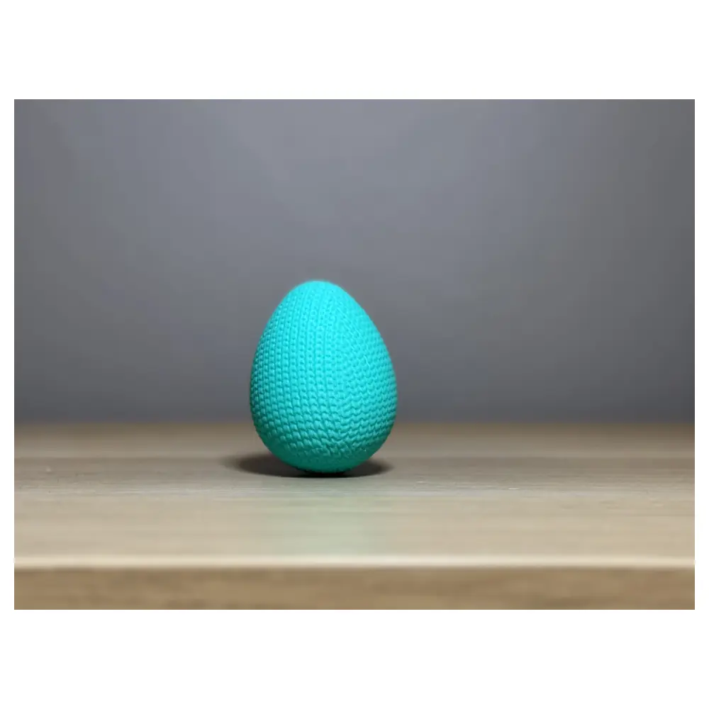 Knitted Easter Egg Soft Touch Decor Cozy Crafts Festive Ornament Easter Decoration Handmade Gift
