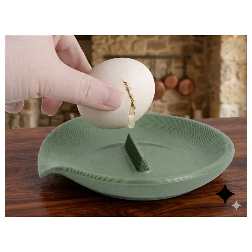 Egg Breaker Cracker Egg Shells Kitchen Tool Egg Splatter Remover Easy Egg Breaking