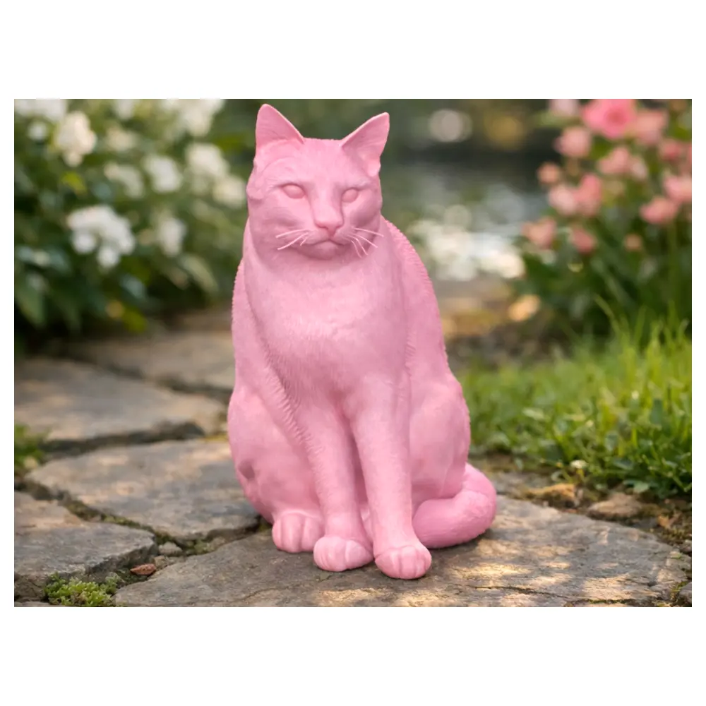 Cute Cat Figurine Sweet Gift Cat Toy Pet Decoration Snack Accessories
