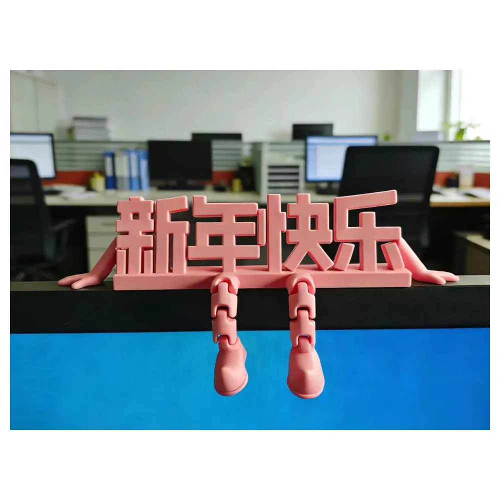New Year Figurine Happy New Year Decoration Festive Gift Lucky Charm Decor Art