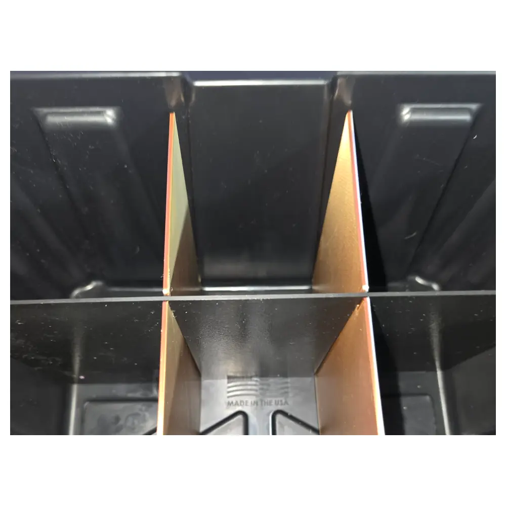 65 QT HDX Divider Tote Transport Box Storage Container Shipping Parts Repair