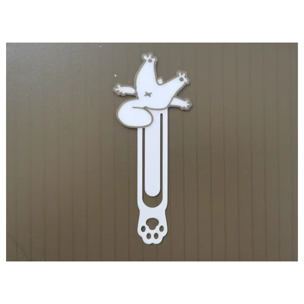 Cat Bookmark Cute Reading Accessory Book Mark Decorative Gift Paper Holder Student Present