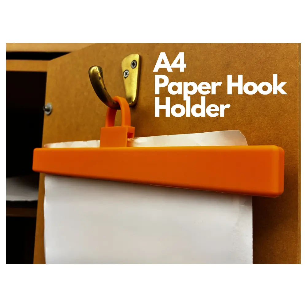 A4 Paper Hook Holder Universal Document Organizer Desk Accessories Fast Installation Paper Clips Filing System Parts