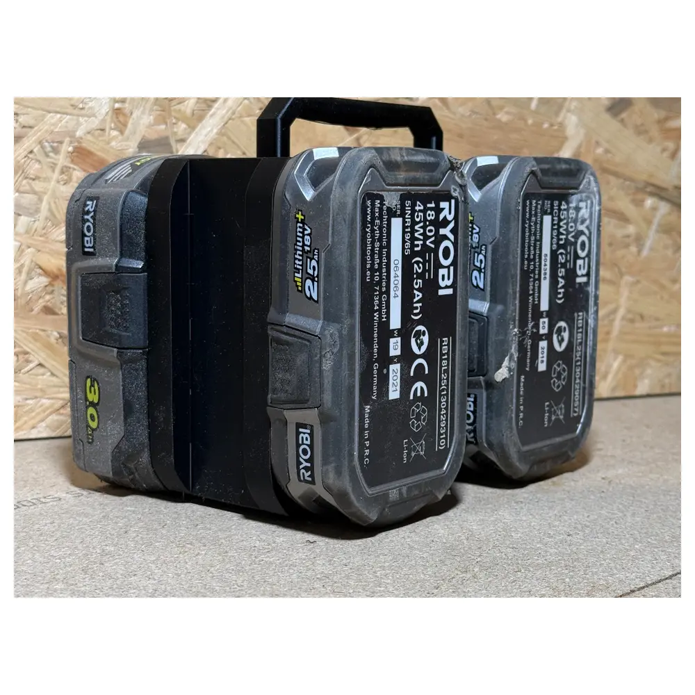 Ryobi 18V Battery Caddy 4x Battery Holder Universal Tool Battery Storage Repair Parts