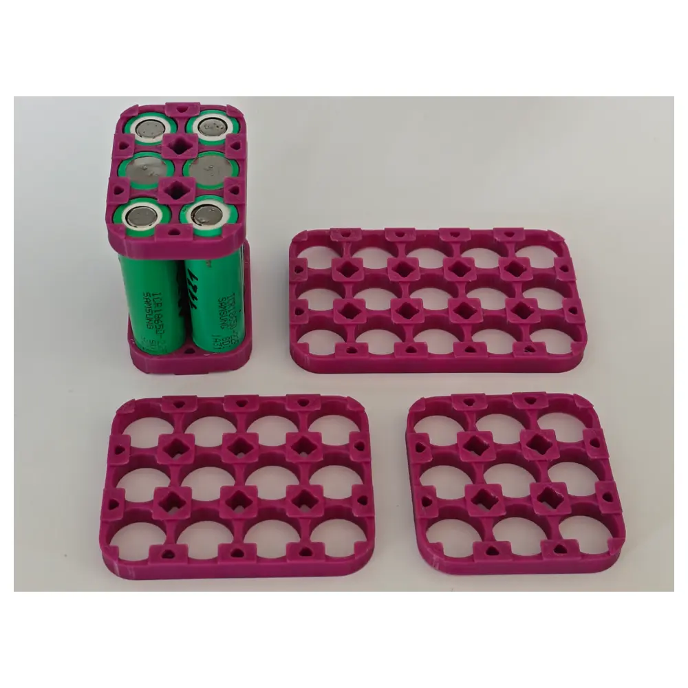 18650 Battery Holders 3 Row Spot Welding Fasteners Universal Battery Terminals Repair Parts