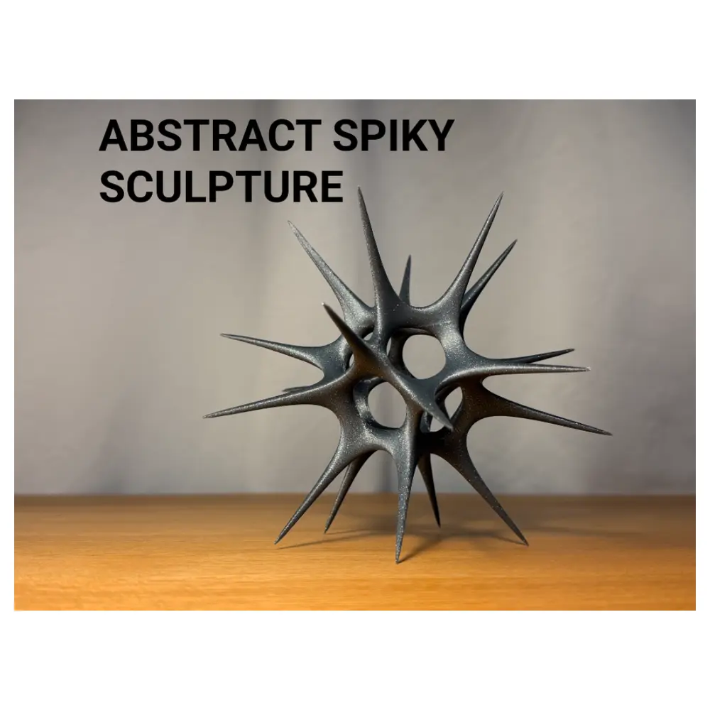Abstract Sculpture Spike Art Home Decor Modern Design Decorative Art Piece