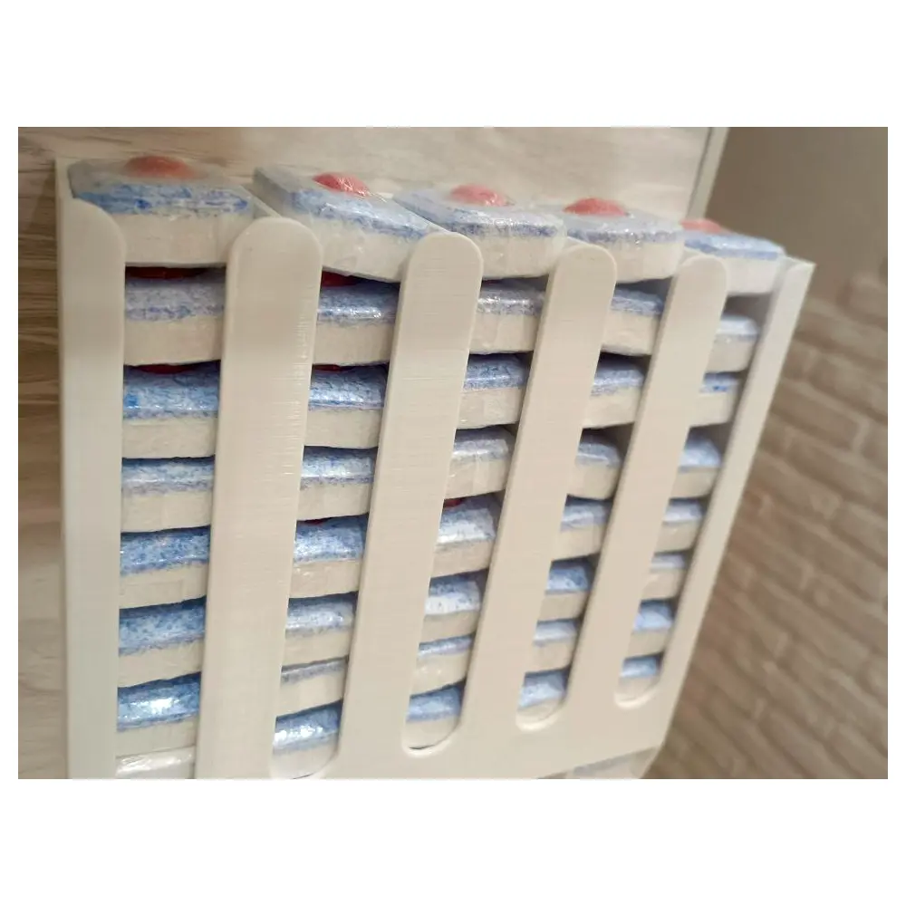 Dishwasher Tablet Holder 50 Pieces Detergent Organizer Automatic Dishwasher Accessories Cleaning Supplies