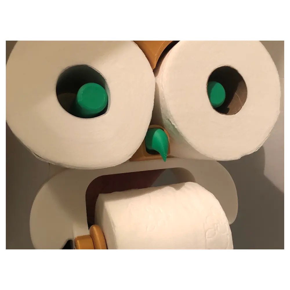 Owl Toilet Holder Bird Decor Bathroom Accessory Cute Toilet Hardware Shower Holder Universal