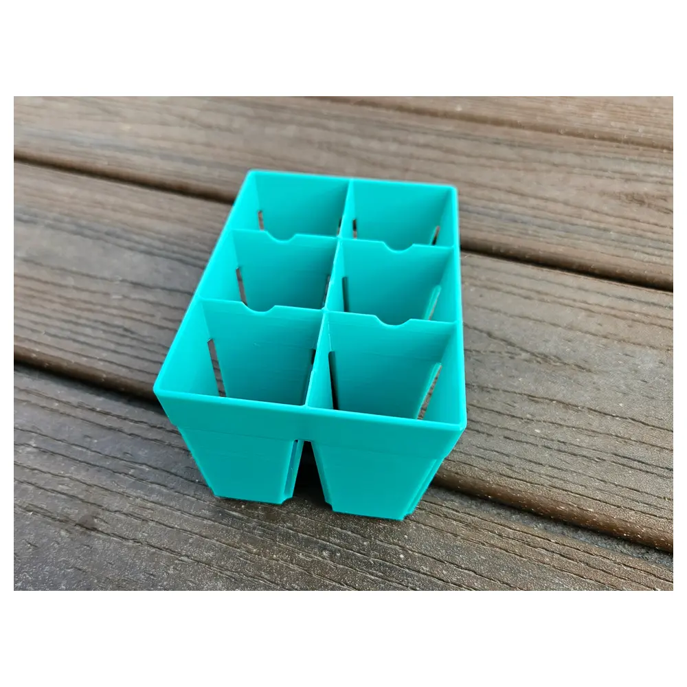 6 Cell Seed Tray Seed Starting Propagation Tray Seedling Starter Plant Tray Seed Germination Box