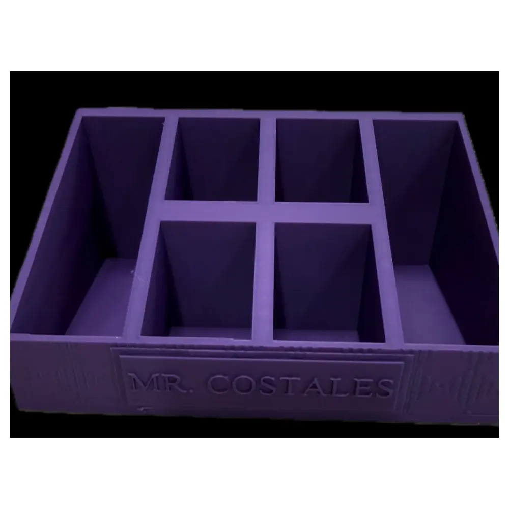 Desk Organizer Patterned Multi Compartment Storage Box Parts Repair Accessories