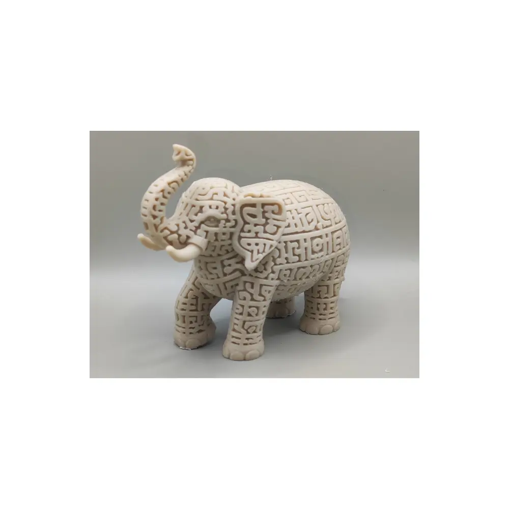 Abstract Elephant Figurine India Decorative Art Sculpture Home Decor Craftsmanship