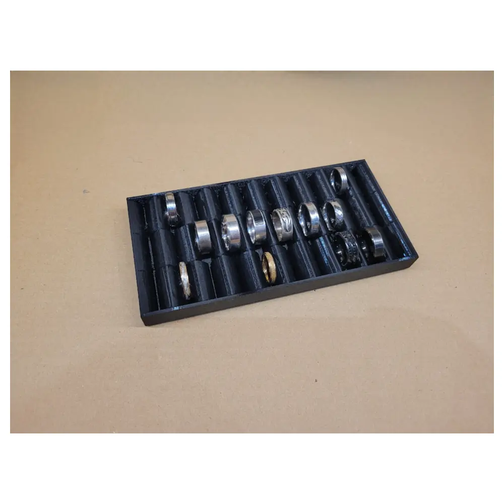 Ring Display 30 Slot Organizer Storage Parts Display Case Universal Shelf Storage Solution