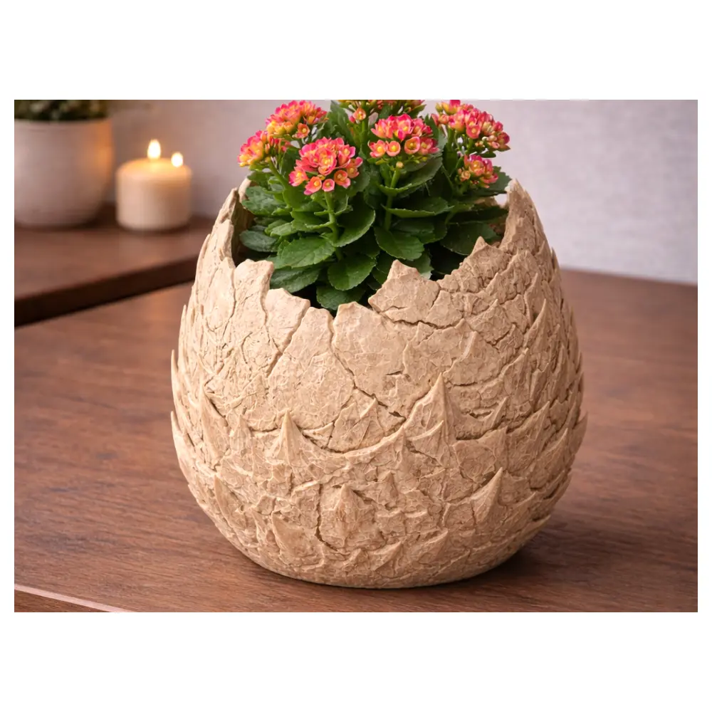 Dragon Egg Planter Terrarium Decorative Creative Display Home Decor