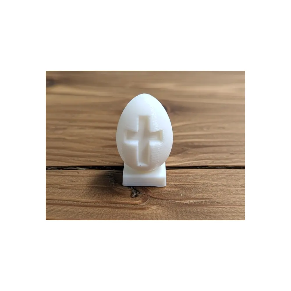 Easter Cross Egg Sculpture Universal Decor Gift Repair Parts Accessories