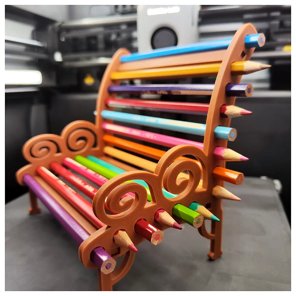 Pencil Organizer Bench Desk Storage Pen Holder Organizer Creative Storage Solutions Office Desk Storage