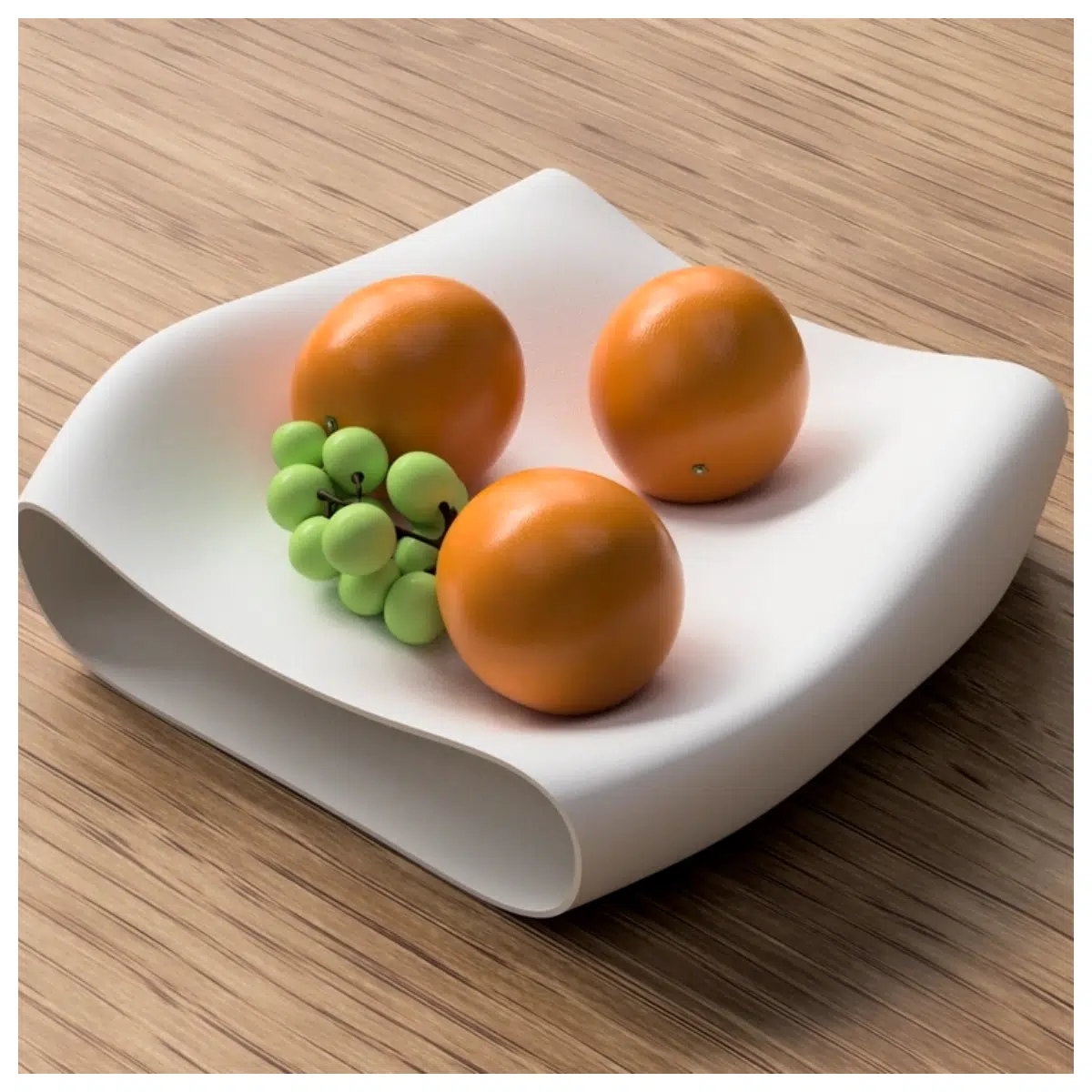 Fruit Bowl Variety Fruits Nutrition Health Food Styling Decoration Gift Modern Fruit Bowl Diverse Fruits Wellness Presentation Decorative Gift