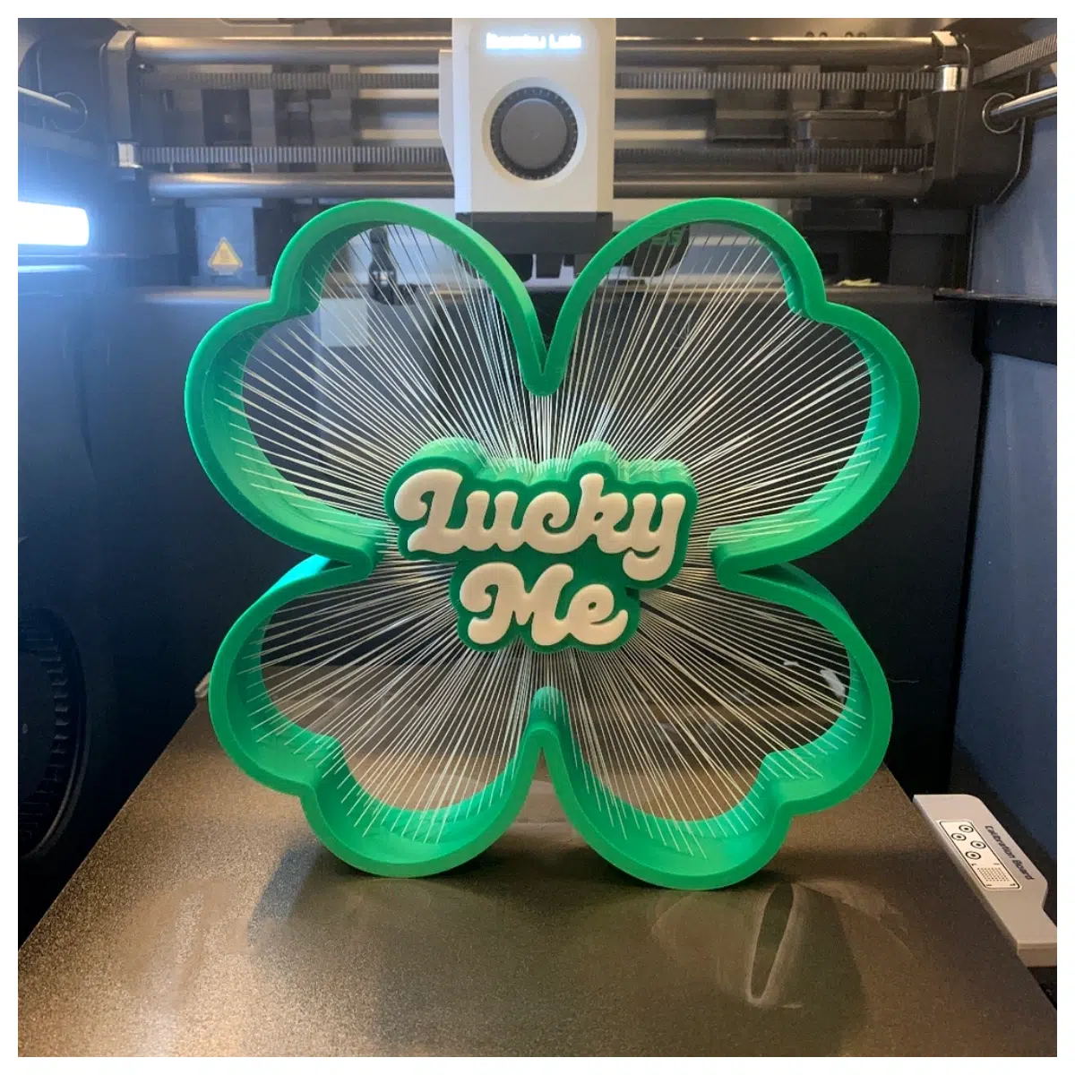 Lucky Four Leaf Charm Ornament Craft Supplies Hanging Decoration Indoor Decor Good Luck Gift Festive Present Lucky Charms