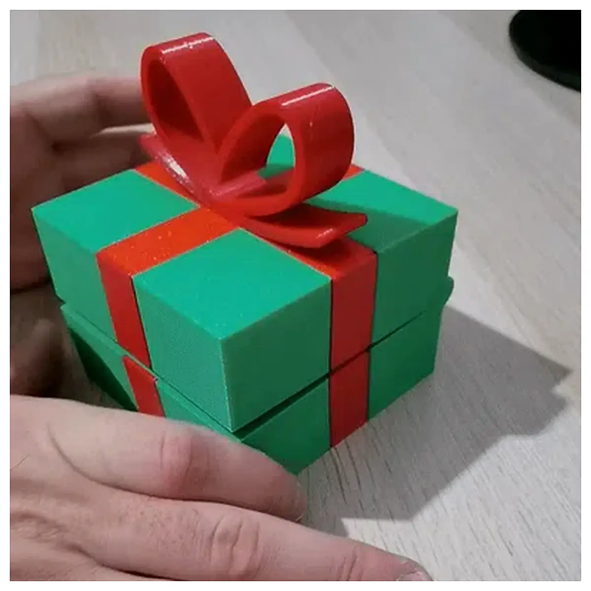 Gift Box Hinged Lid Christmas Gift Box Creative Packaging Box Festive Gift Box Shipping Box