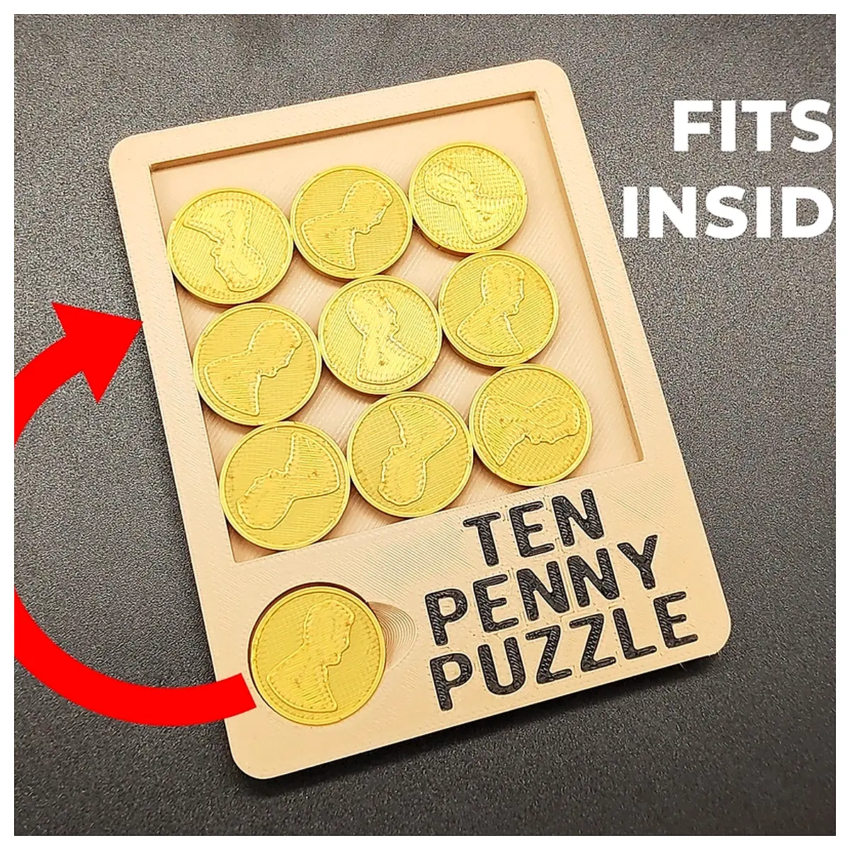Ten Shillings Puzzle Puzzle Toys Brain Teaser Kids Toys Educational Toys Puzzle Pieces Challenge