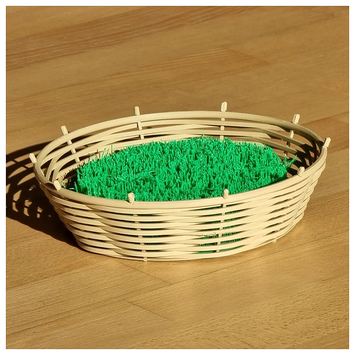 Easter Woven Nest Grass DIY Decoration Easter Crafts Rabbit Weaving s