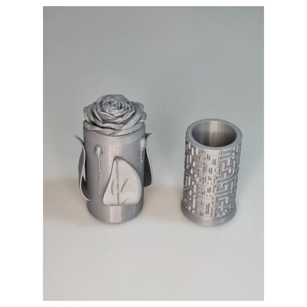 Maze Cylinder Box Rose Flower Gift Box Puzzle Cylinder Packaging Gift Surprise Unboxing Rose Gift