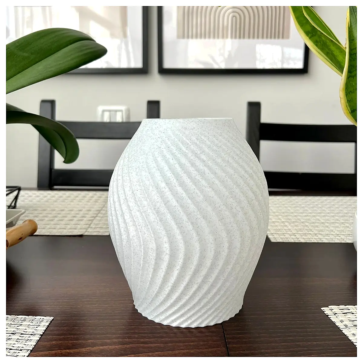 Modern Vases V2 Decorative Ceramic Flower Vase Arrangement Art Home Decor Easy Clean
