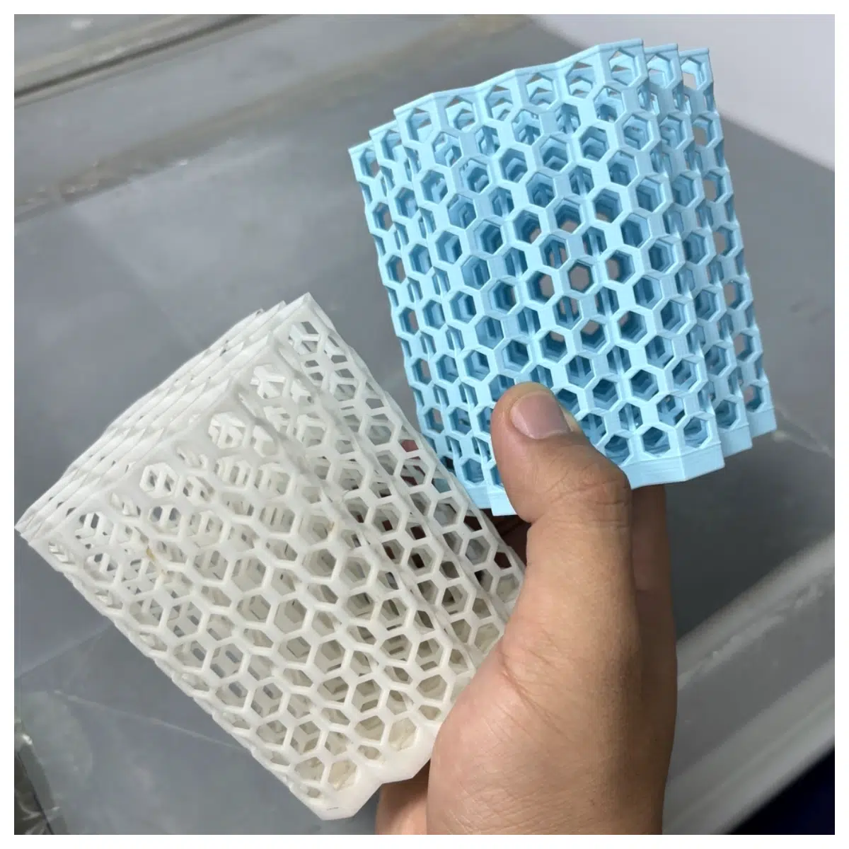 Honeycomb Pencil Case Organizer Stationery Holder Office Supplies Multi Function Pen Bag Student Accessories