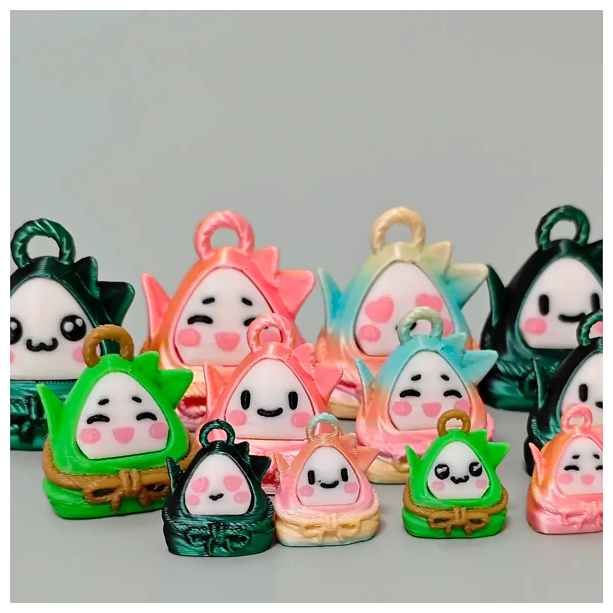 Cartoon Zongzi Dragon Boat Festival Gifts Festive Decorations Zongzi Toys Realistic Zongzi Figurines Festival Celebration