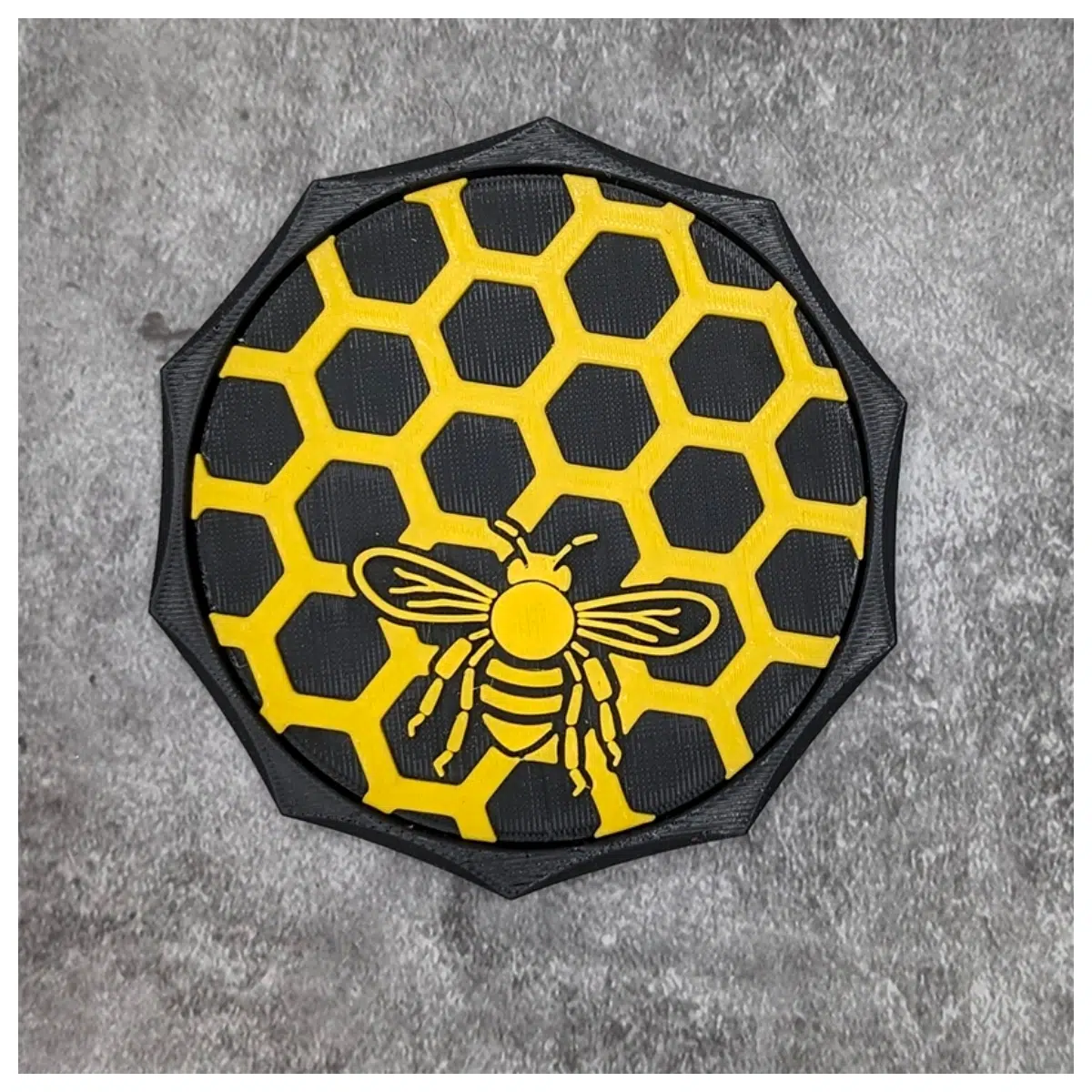 Beehive Coasters Set Honeycomb Table Decoration Non Slip Kitchen Dining Mat Home Decor Beehive Pattern