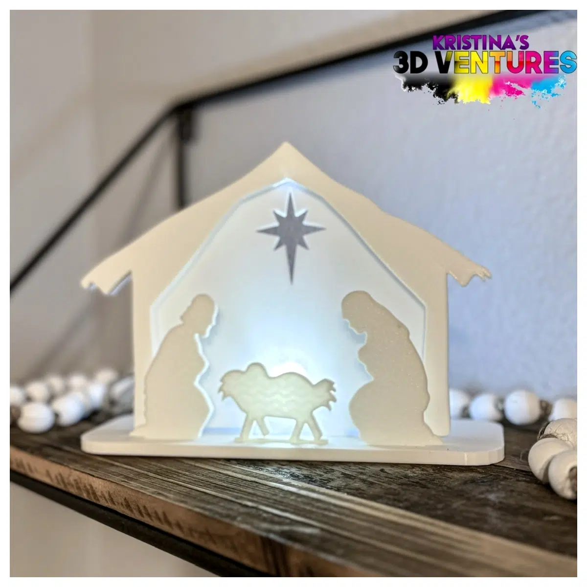 Christmas Nativity Scene Decoration Holy Family Figures Festive Xmas Ornament Christmas Tree Accessories Holiday Gift