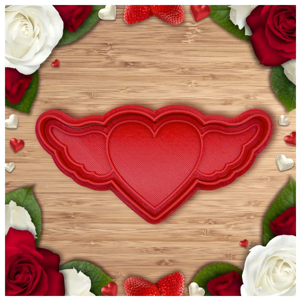 Cookie Cutter Valentine s Day Decoration Angel Shape Cookie Cutter Set DIY Baking Festive Gift