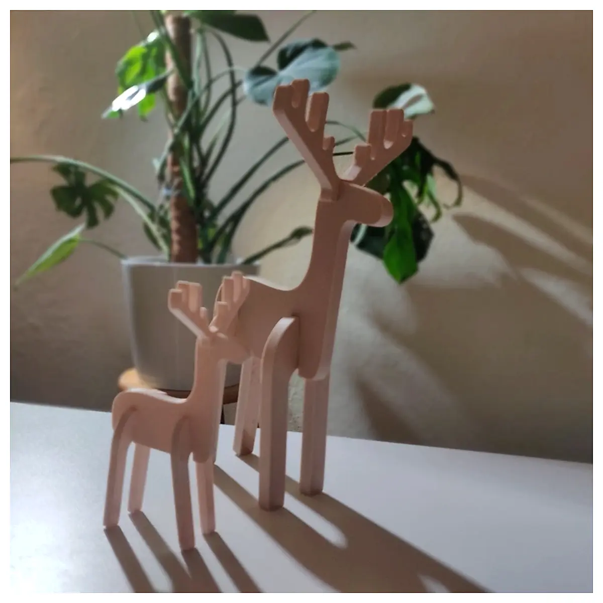 Cute Christmas Deer Toy Christmas Decoration Christmas Gift Deer Pattern Festive Decor