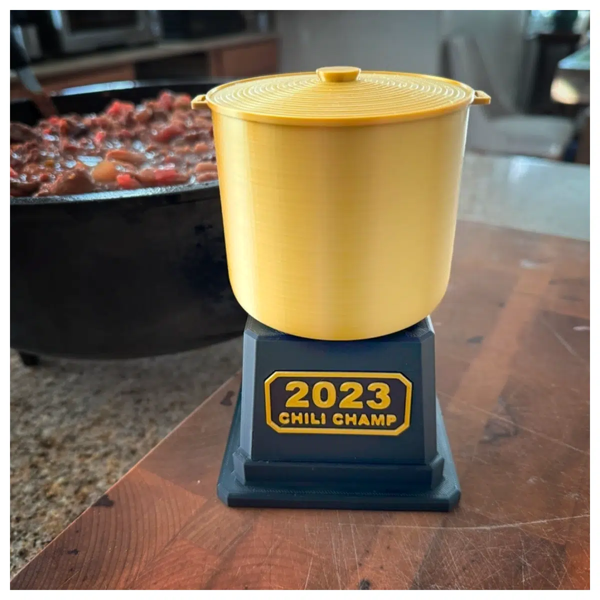 Chili Champ Trophy Competition Awards Trophy Prize Event Recognition Sports Competition Use