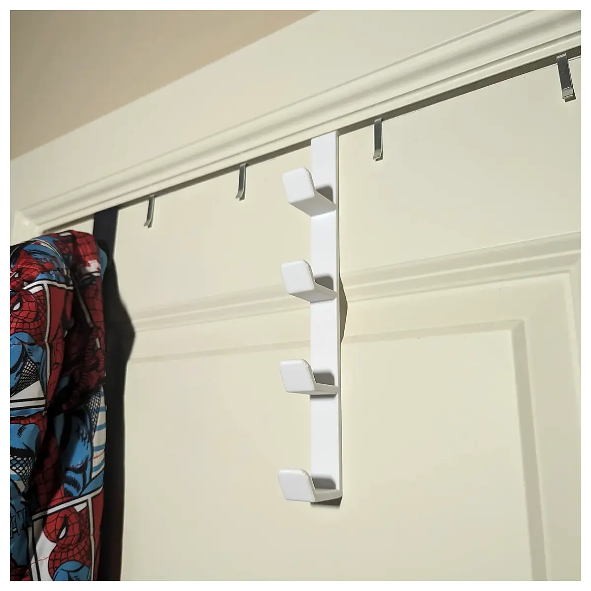 Door Hooks Hanger Hooks Wall Hooks 4 Hooks Doorback Hooks Panel Hooks Easy Installation