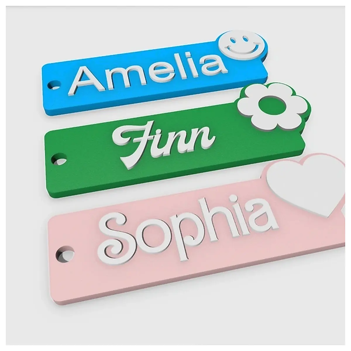 Name Tag Keychain ID Bracelet Name Identification Badge Tags Personal Locator Fast Find