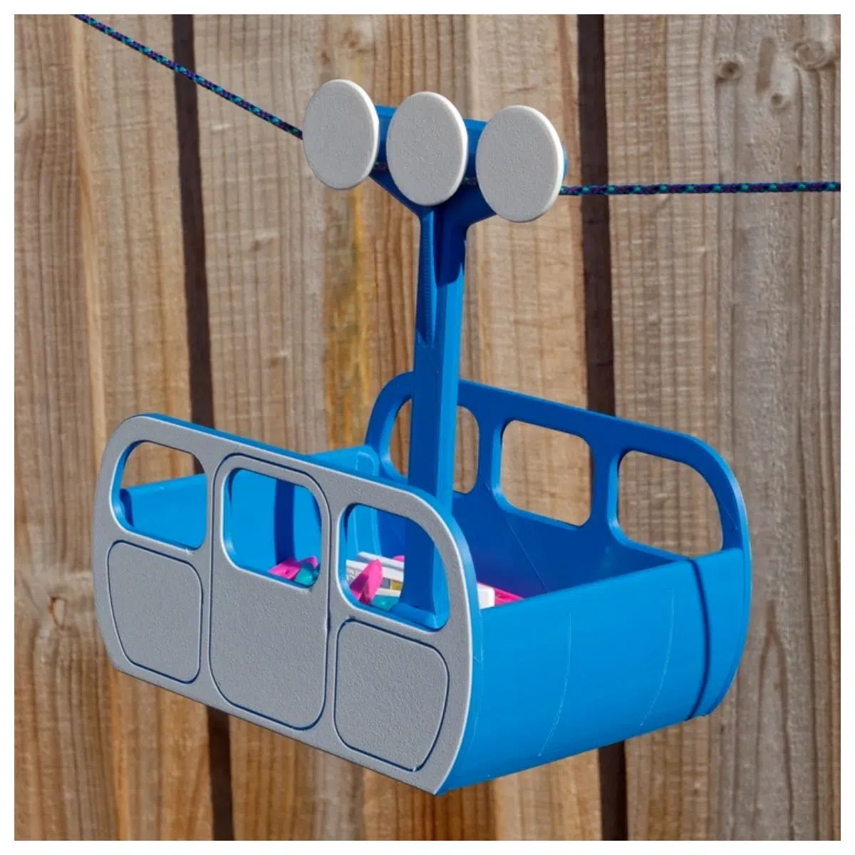 Cable Car Drying Basket Hanging Clothes Drying Clips Outdoor Balcony Drying Rack Practical Storage Enhance Drying Efficiency