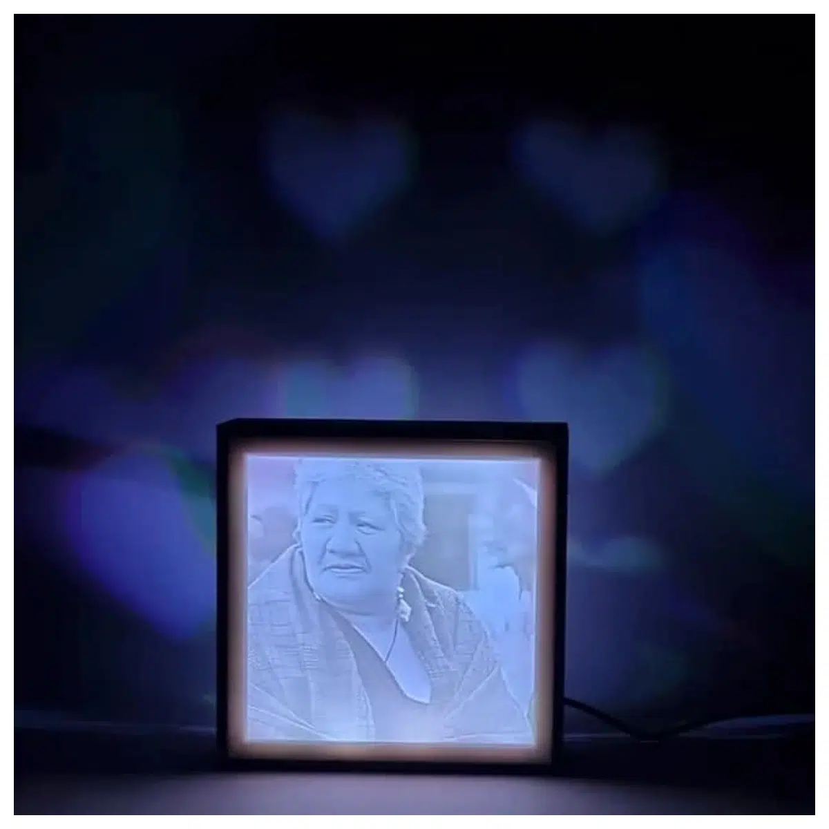 3D Photo Shape Box Memory Display Case Decorative Box Gift Box Creative Home Decor
