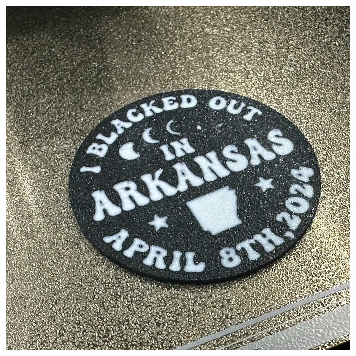 Solar Eclipse Souvenirs Arkansas Coins Mints Medals Eclipse 2024 Gift
