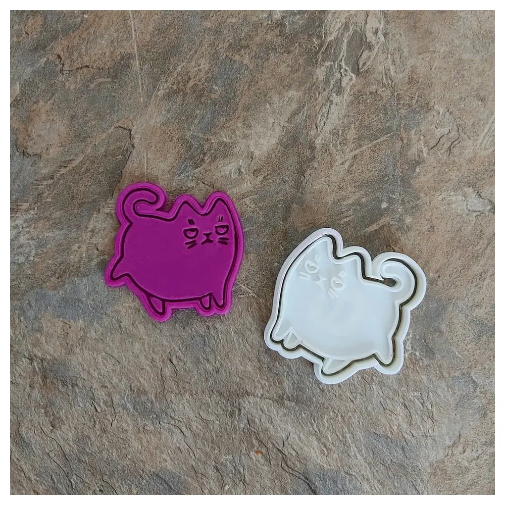 Cat Biscuit DIY Baking Cookie Molds Pet Shape Fun Baking Tools
