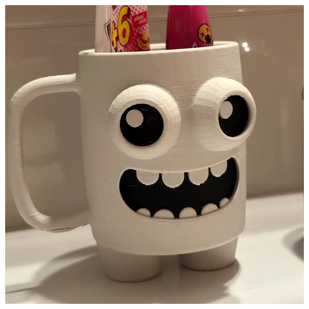 Fun Crazy Cup Novelty Drinkware Creative Design Office Gift Desktop Decoration Present for Friends Colleagues