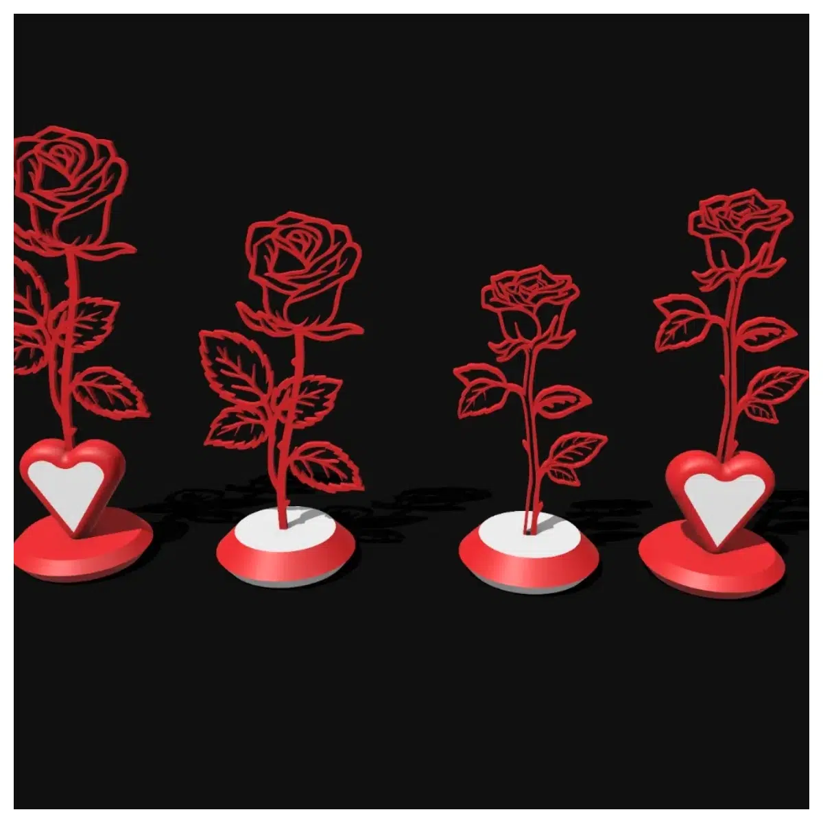 Shaped Rose Bouquet Romantic Love Girlfriend Wife Flower Delivery Forever Roses