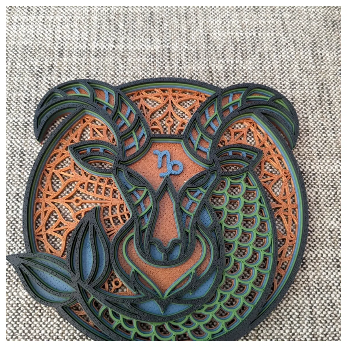Capricorn Mandala Tarot Zodiac Signs Symbols Astrology Reading Omens