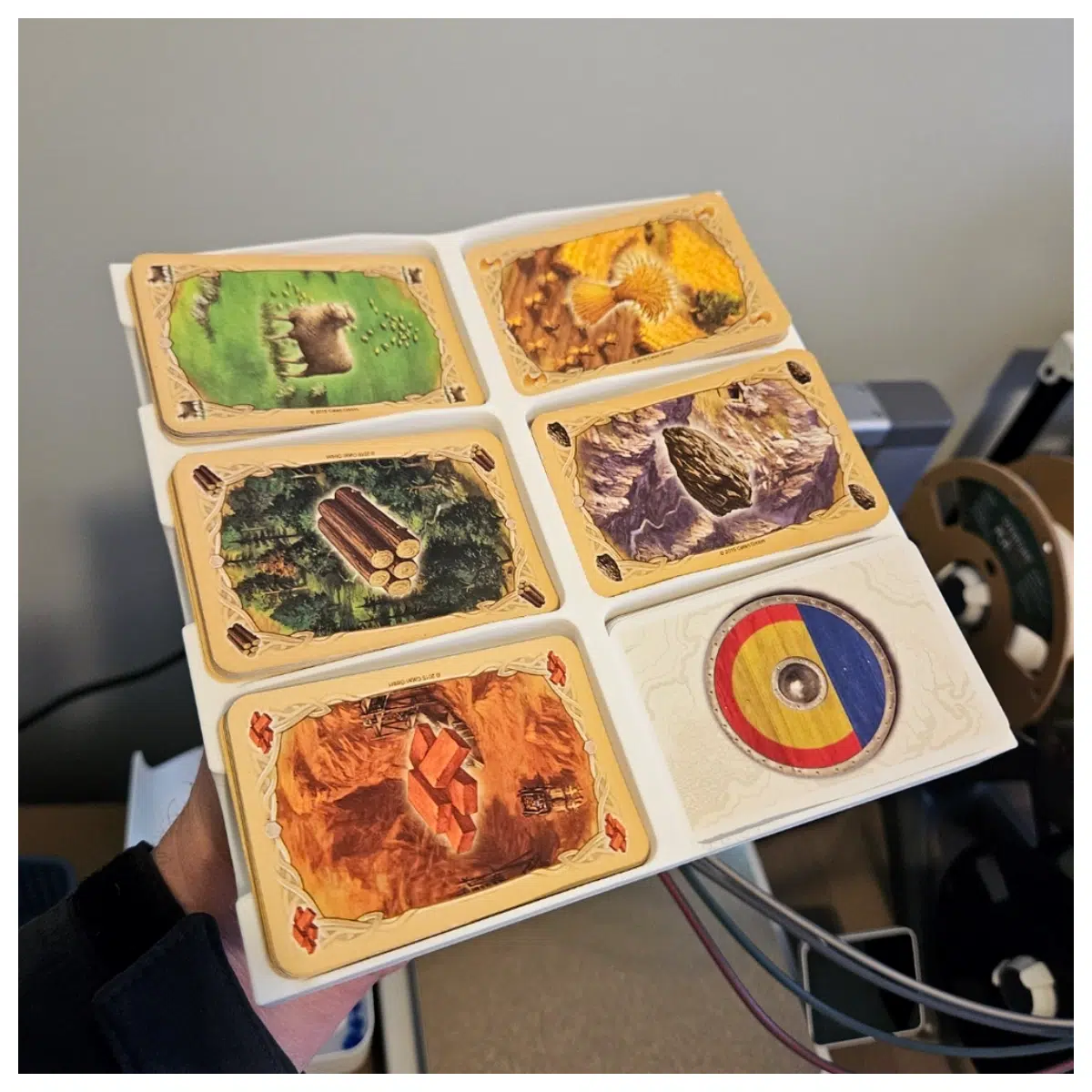 Catan Settlers of Catan Resource Card Stand Game Accessory Card Holder Display Board Game