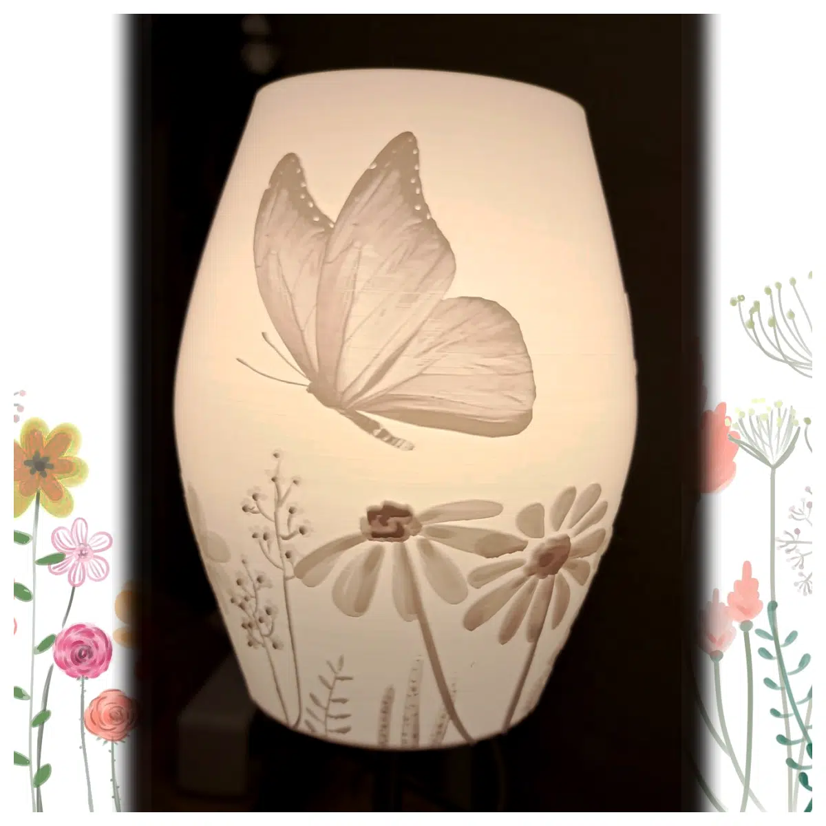 Floral Spring Shade Cover Plant Pot Cover Sunshade Net Flower Pots Garden Shade Shade Cloth Indoor Outdoor Flower Pot Cover