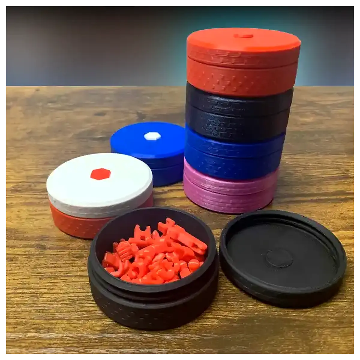 Threaded Lid Containers Stackable Storage Boxes Multi Purpose Containers Parts Accessories Repair