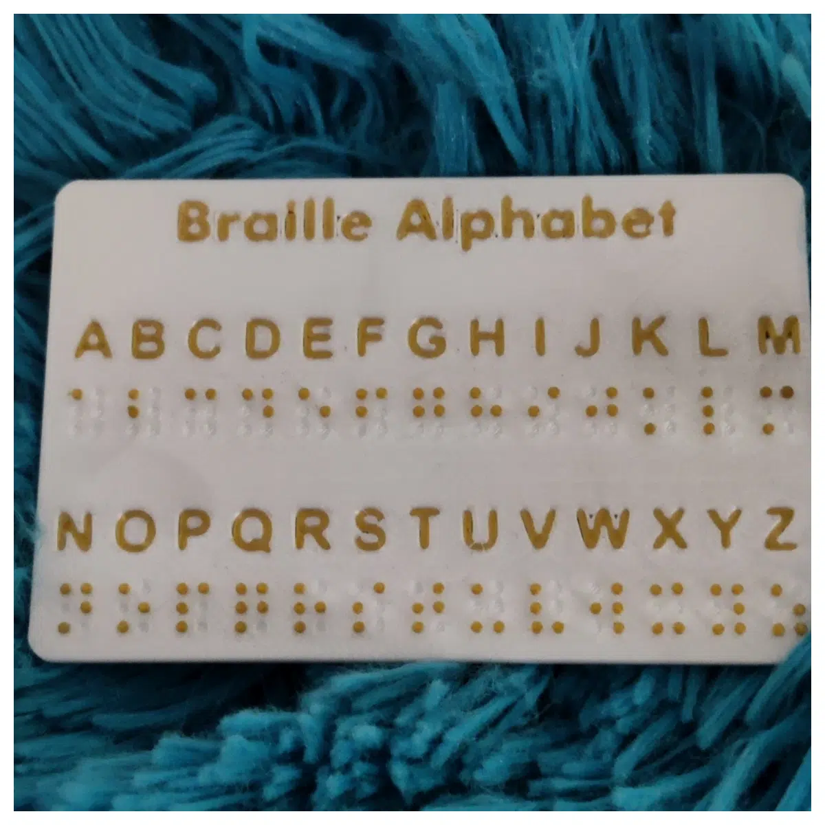 Braille Cards Braille Reading Aid Learning Tools Tactile Education s Braille Paper Learning Supplies Tactile Learning